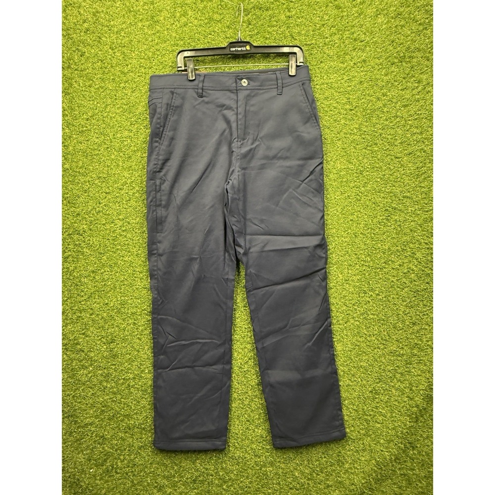 Gerry Venture Fleece Lined Pants Mens 34x32 Blue Outdoor Hiking Travel NWT